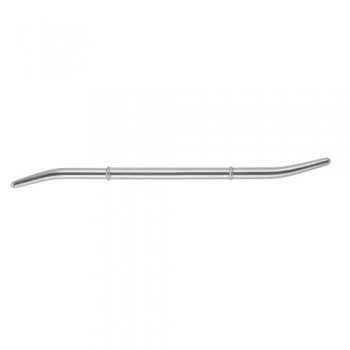 Hank Uterine Dilator Fig. 13/14 Brass - Chrome Plated, 26.5 cm - 10 1/2" Diameter 6.5 - 7.0 mm Ø